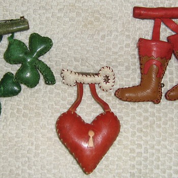 Homemade leather pins