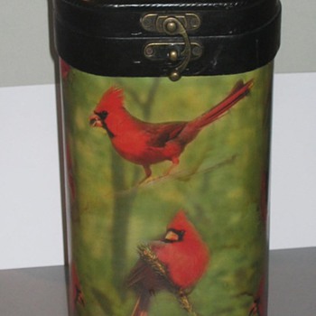 Wooden Box Container with hinged lid