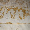 1800's Richelieu embroidered bedspread ,cushion 