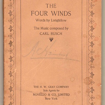 1907 - The Four Winds Lyrics Book