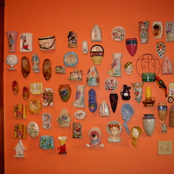 A FEW OF MY WALL POCKETS - Art Pottery