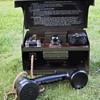 WW2 Military Field Telephone Set with a Morse Code Key