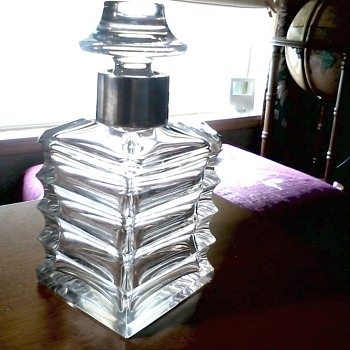 Vintage" Art Deco" Silver Collar Decanter /Collar Mark  WMF  NS - Württembergische Metallwarenfabrik /Circa 1935-1965 