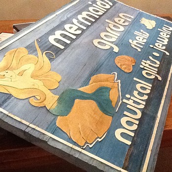 Mermaid Wood Sign - Signs