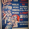 Carter "Coming Soon" Original Stone Lithograph Poster