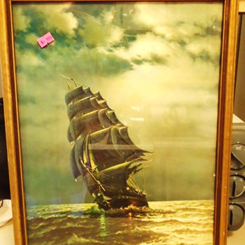"Old Ironsides" USS Constitution, oldest Navy ship in world still sailing, built 1795 Print - Posters and Prints