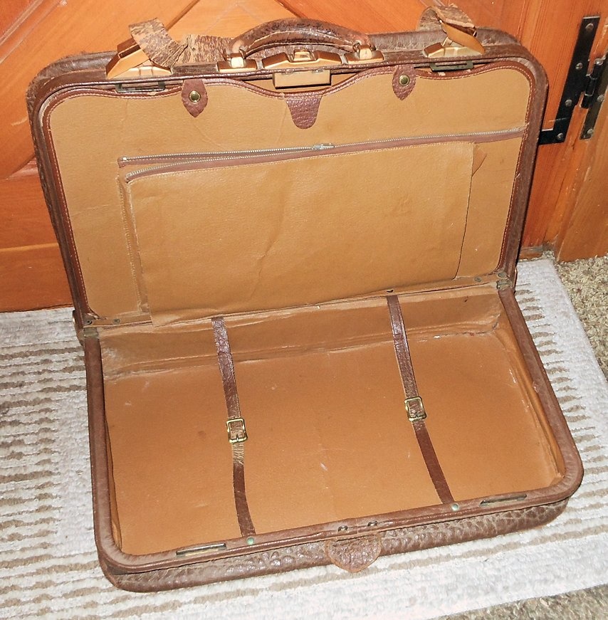 Vintage Leather Trunk With Straps Collectors Weekly