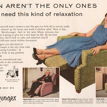 1955 - BarcaLounger Advertisement - Advertising