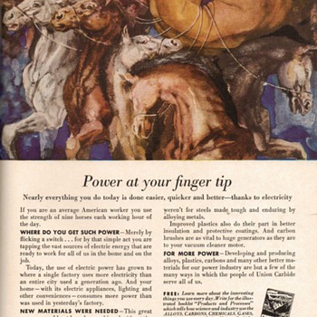 1952 - Union Carbide Advertisements
