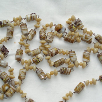 Vintage Glass Beads on Wire