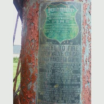 American LaFrance Fire Extinguisher