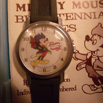 Bi-Centennial Mickey Mouse Wrist Watch - Wristwatches