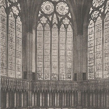 YORK MINSTER, CHAPTER HOUSE c. 1885 - Postcards