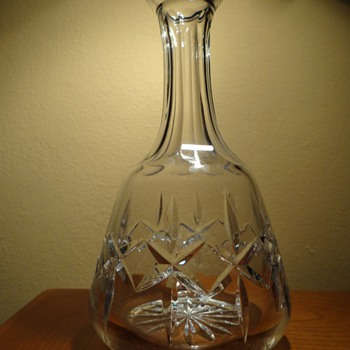 ATLANTIS CRYSTAL DECANTER  - Art Glass