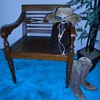 Rosewood Dining Armrest Chair; Right?