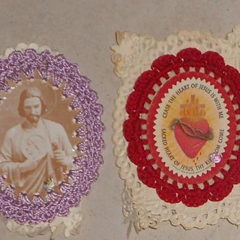 What are these? Vintage Catholic School items? - Cards