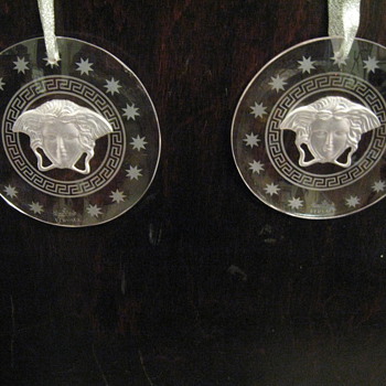 ROSENTHAL FOR VERSACE  (2 ORNAMENTS) - Art Glass