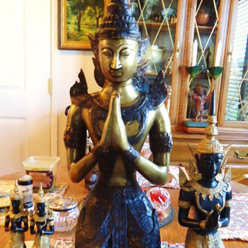 New large Thai Buddha, 30 inch all four 30+ lbs. AND Local  "City of 10,000 Buddhist"
