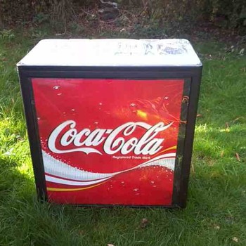 Coca Cola cooler boxes