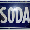 Soda Sign Porcelain Early Century 