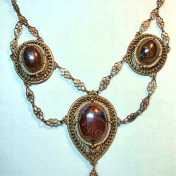 Victorian Festoon Opal Necklace