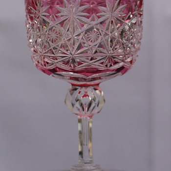 RARE CRANBERRY TO CLEAR RUSSIAN WINE - Glassware