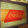 Vintage glass sign from Coney island