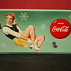 coca cola cardboard poster