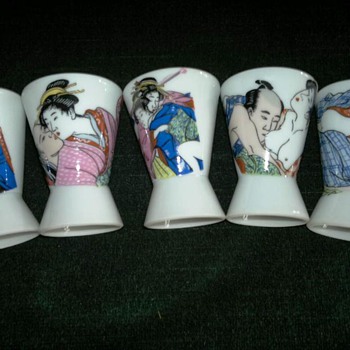Japanese Erotic Sake Cups