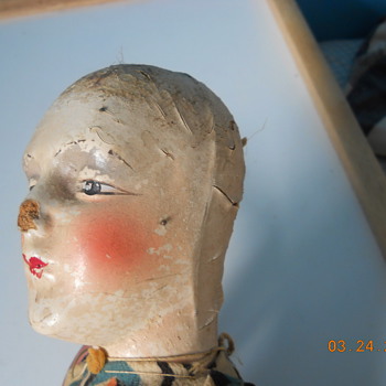 My dogs worst nightmare doll ha ha Art Deco Boudoir Bed Doll