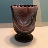 Fenton Cherry Pattern Purple Slag Toothpick: Levay 1980's