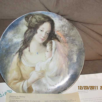 Guy Cambier La Fete Des Mers, A Limoges collector plate