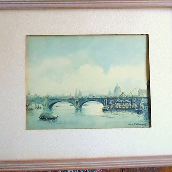 Italian Lithograph can you identify artist?  Old - Posters and Prints