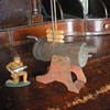 Baldwin Coast Defence Gun, wood and pressed steel. 30s?