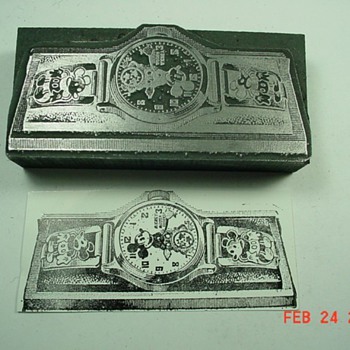 1933-34 Mickey Mouse Watch Printer's Bock