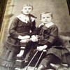 Antique Cabinet Card of Crippled Boy