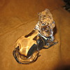 BACCARAT CRYSTAL HORSE LAYING - SIGNED