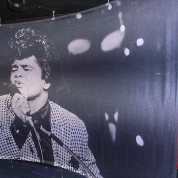  James Brown silkscreen - 13 feet wide x 9 feet tall - Music