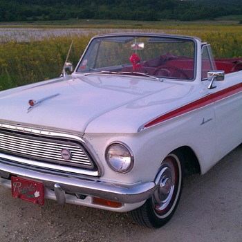My 62 Rambler American 400 Convertible, Rose.