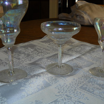 Grandmother's Tiffin crystal/glass stemware - Glassware