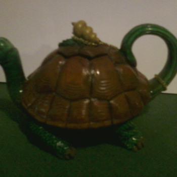 vintage minature teapot - Art Pottery