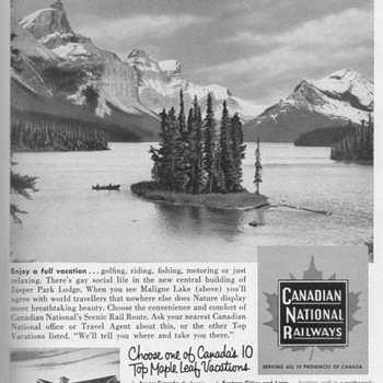 1953 - Canadian National Railways Advertisement