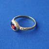 17th Century Garnet Enamel Ring