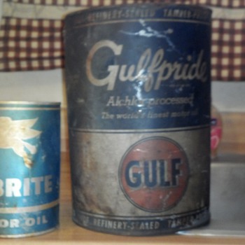 oil cans - Petroliana