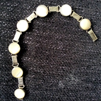 Sterling silver and MOP Poland bracelet - Fine Jewelry