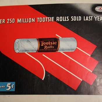 Very Early Tootsie Roll Advertisement - Advertising