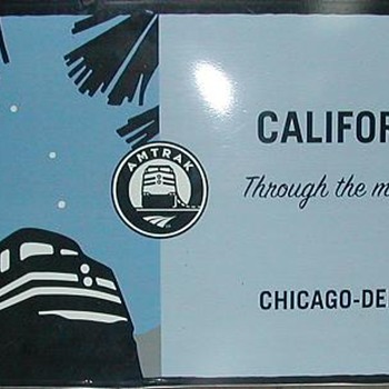 Amtrack Promotional Sign - Advertising