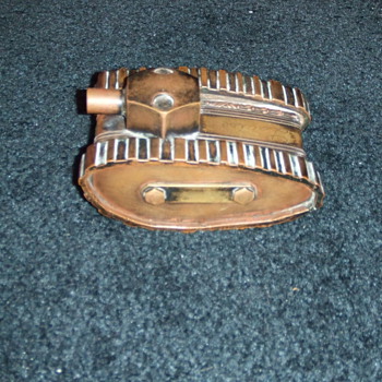 WW1 Trench Art Tank c. 1918 - Military and Wartime