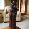 Japanese bamboo (?) statue