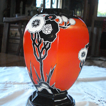 Art deco Carlton Ware vase - Art Deco